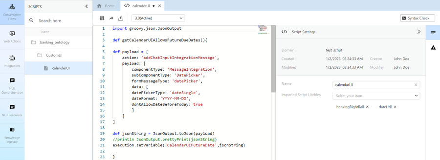 Scripts Introduction